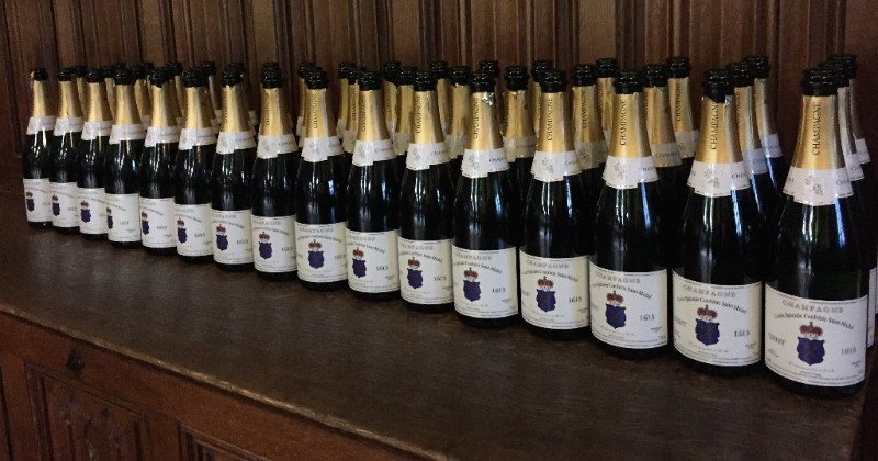 Doos van 6 flessen Champagne